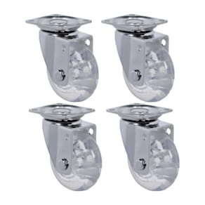 Rodizio Giratório2 POL em Gel até 40Kg 4 Unidades SCHIOPPA