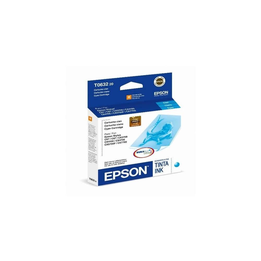 Cartucho Epson T063 T063220 Ciano
