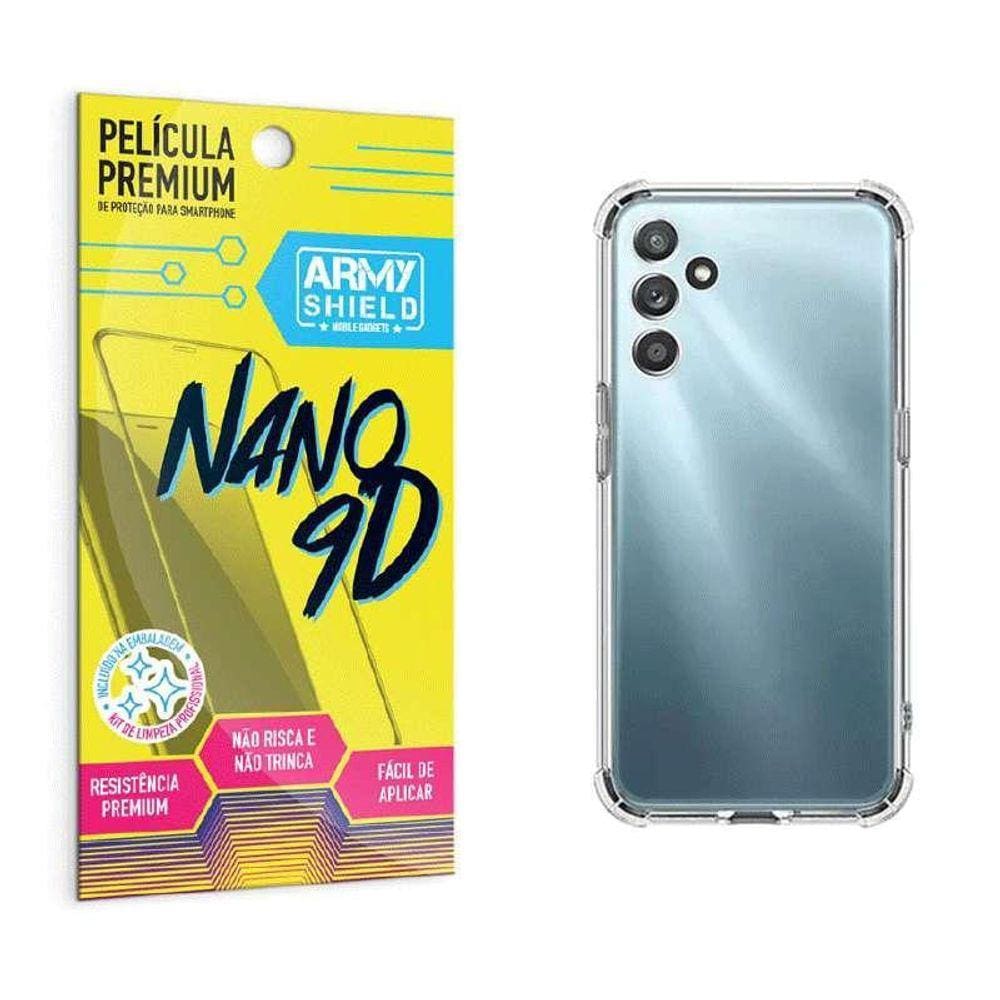 Capinha Samsung Galaxy M34 + Película 9D Armyshield