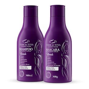 Kit Matizador Com Máscara E Shampoo De 300ml TERRACTIVA