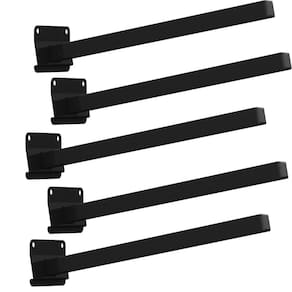 05 SUPORTES REFLETOR BASE INCLINADA BRAÇO 60 cm 05 CJ
