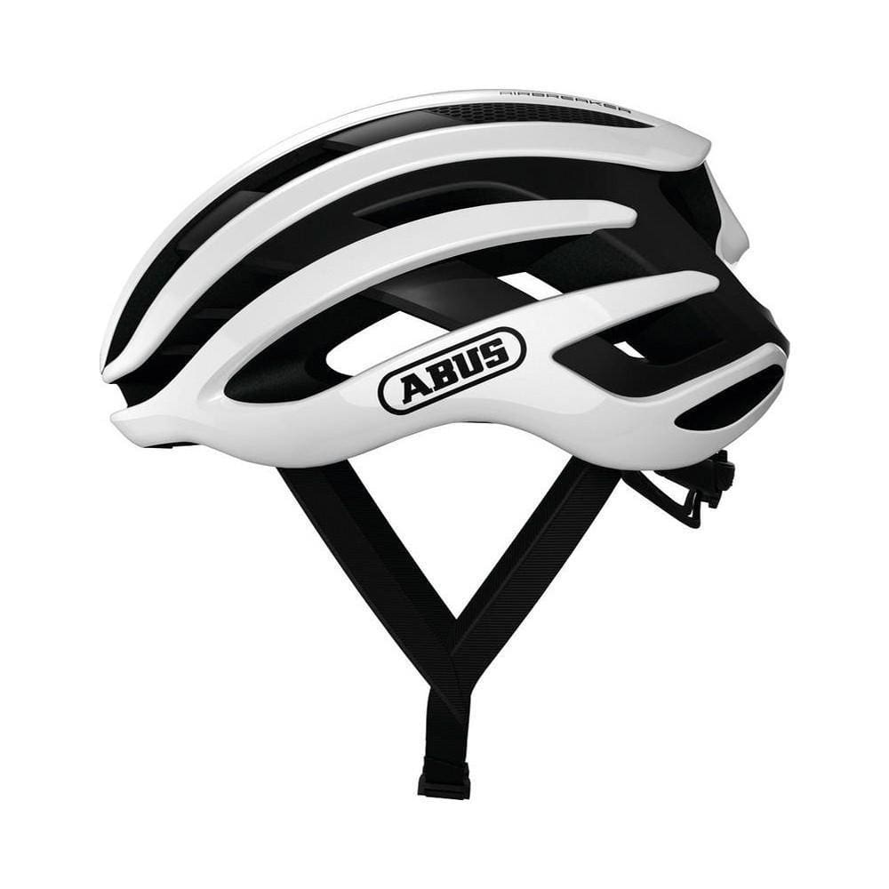 Capacete Ciclismo Abus Airbreaker -Branco-52-58 Cm