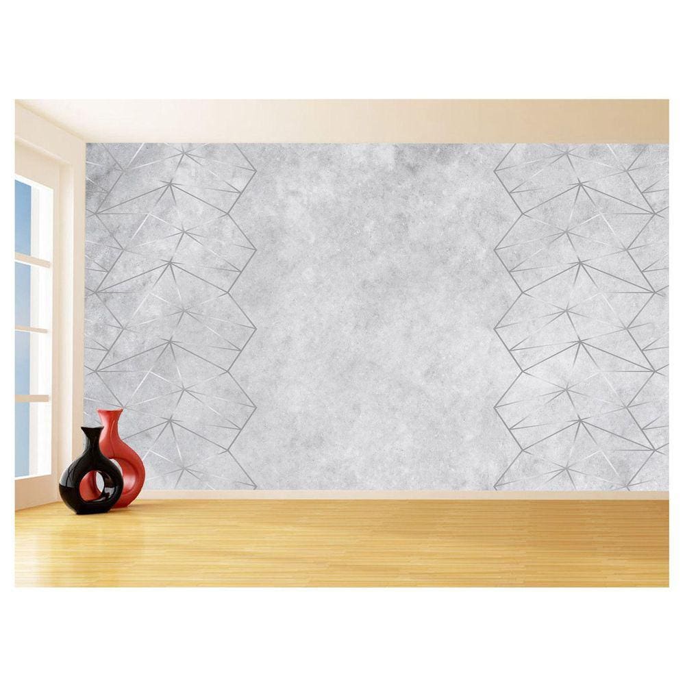 Papel De Parede Concreto Queimado Listra Risco 3,5M Kkt46