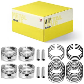 Kit Pistão Anel 0.50 Motor 1.8 8v Sohc Gasolina Metal Leve