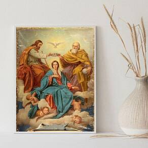 Quadro Decorativo Assunção De Nossa Senhora 45X34Cm