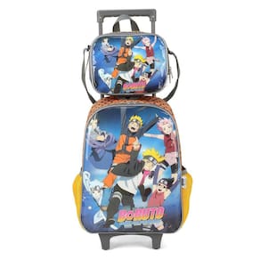 Mochila Rodas Lancheira Escolar Luxcel Boruto Ic38112Br