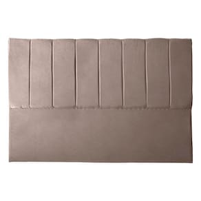 Cabeceira Casal King Estofada para Cama Box Dália Suede capuccino