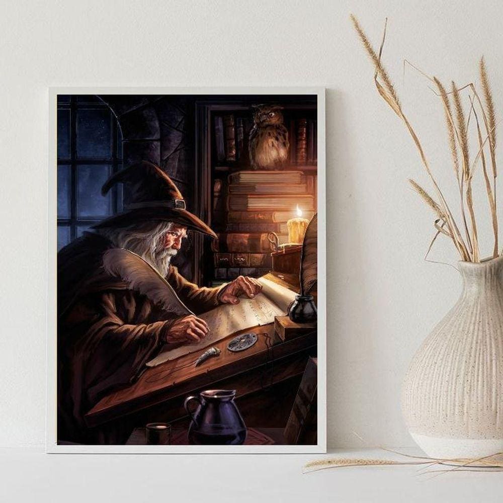 Quadro Decorativo Mago 33X24Cm