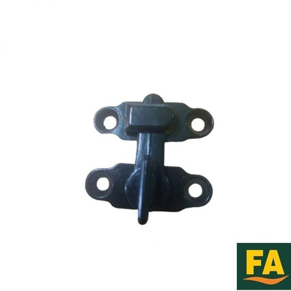 Tranqueta De Zamak Preta Caixa 10 Unid