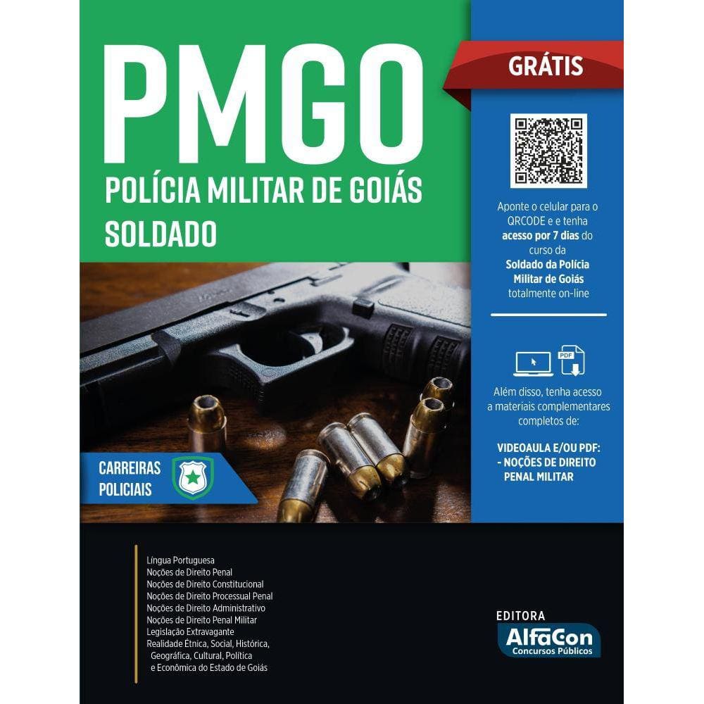 Soldado Polícia Militar de Goiás - PM GO
