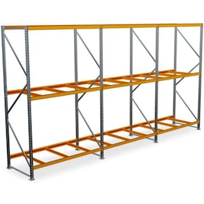 Mini Porta Pallet 1 Inicial 2 Continuações 200x180x60 3 Nível Sem Bandeja - Amapá
