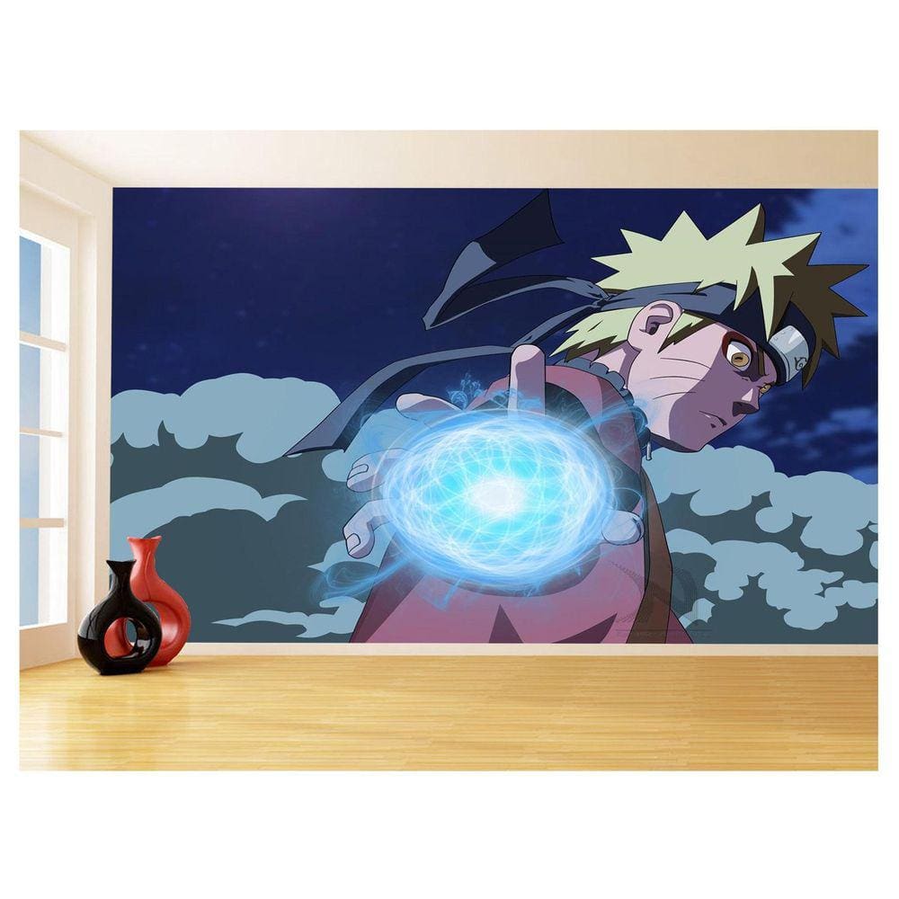 Papel De Parede Anime Naruto Mangá Desenho Art 3,5M Nrt17