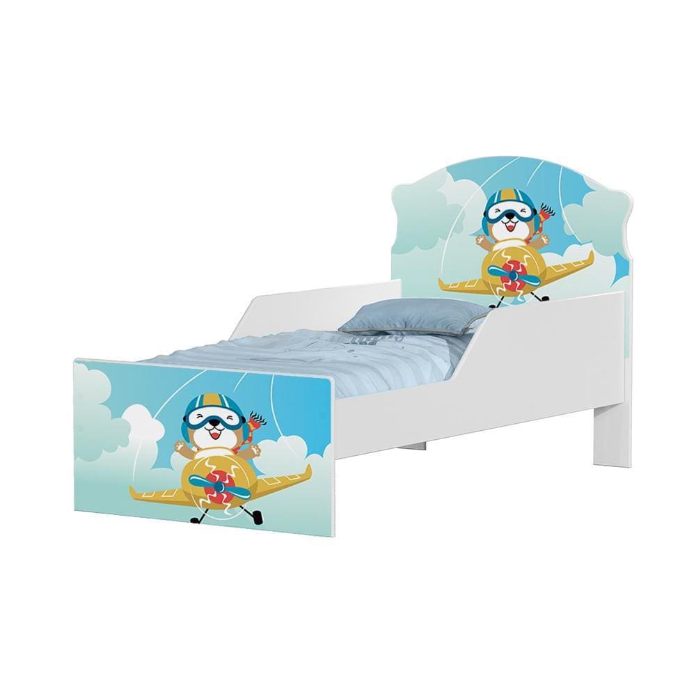 Mini Cama Ursinho Patrulheiro Com Colchão