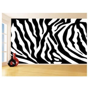 Papel De Parede 3D Textura Estampa Animal Zebra 3,5M Txt211