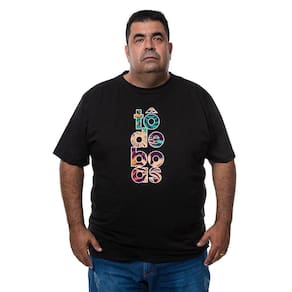 Camiseta Plus Size Algodao Masculina Estampa To De Boas Com Abridor De Garrafa Design Moderno