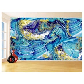 Papel De Parede 3D Estilo Marmore Tintas Cores 3,5M Mbr132