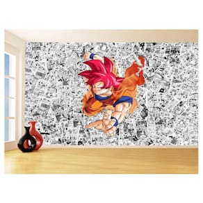 Papel De Parede Dragon Ball Goku Página Manga 3,5M Dbz555