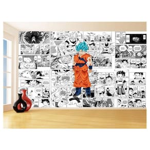 Papel De Parede Dragon Ball Goku Página Manga 3,5M Dbz678
