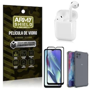 Fone Bluetooth LY-122 + Capa + Película - Armyshield