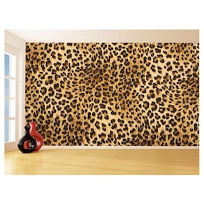 Papel De Parede 3D Textura Estampa Animal Onça 3,5M Txt216