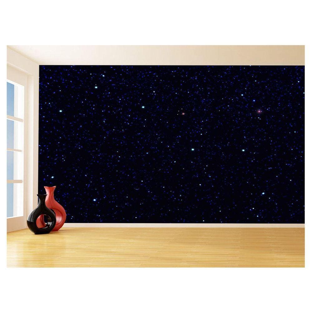 Papel De Parede 3D Espaço Estrelas Galáxia Luz 3,5M Nsp98