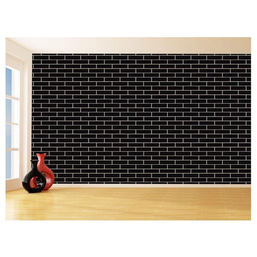 Papel De Parede 3D Tijolo Sala Tijolinho Vista 3,5M Xbr35