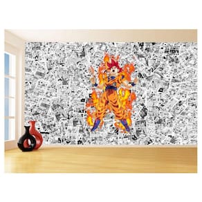 Papel De Parede Dragon Ball Goku Página Manga 3,5M Dbz515