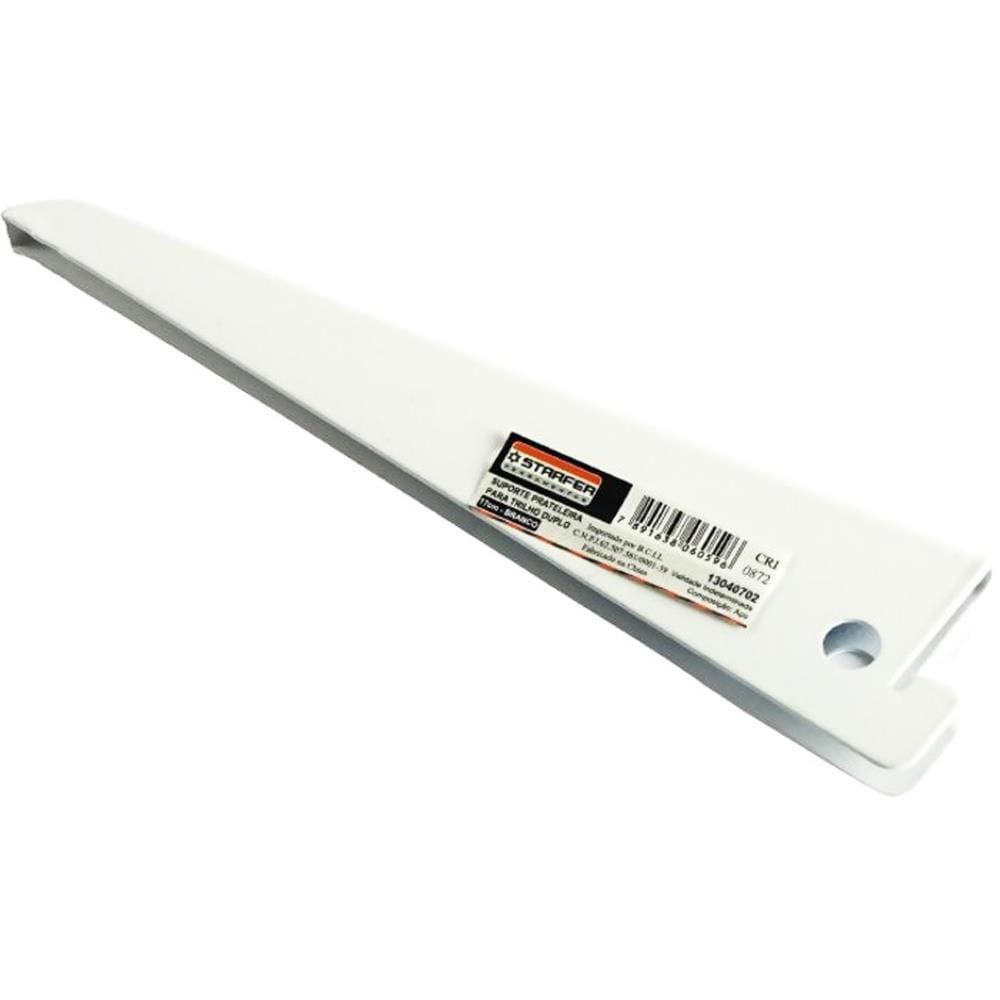 Suporte Trilho Duplo Branco Starfer 17Cm 1