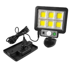 Luminária Refletor Solar Sensor Lançamento Com Controle