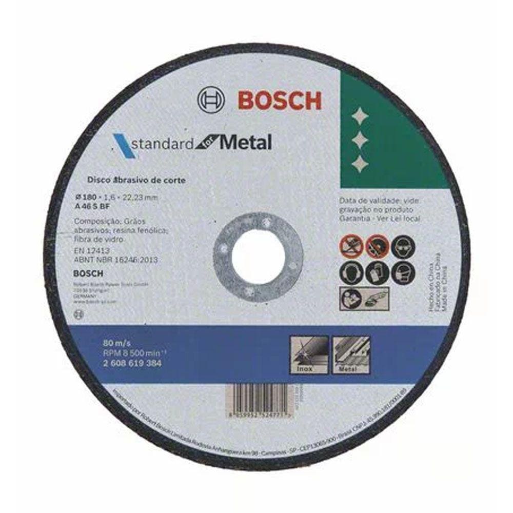 Disco Corte 7" x 1/16" x 7/8" Fino Multi Const. 2608.619.384 - Bosch