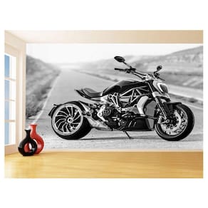 Papel De Parede 3D Moto Sport Bike Ducati Naked 3,5M Bkm47