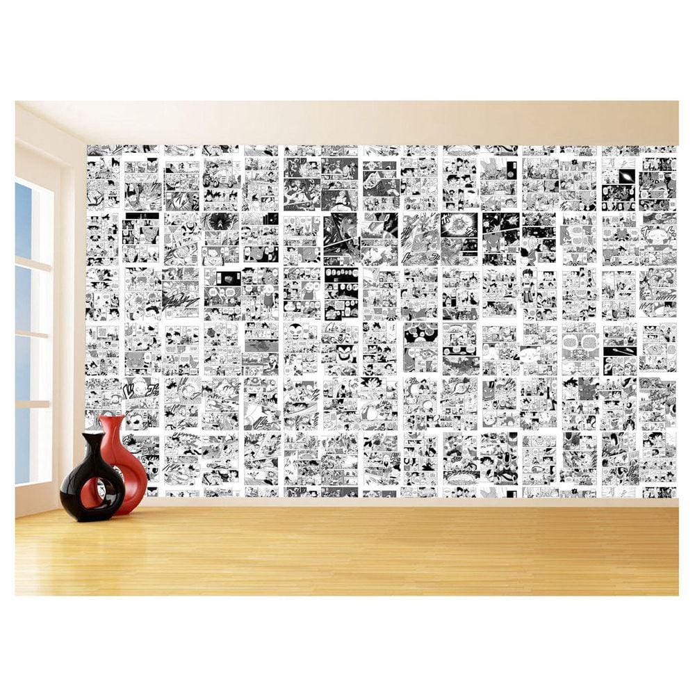Papel De Parede 3D Dragon Ball Goku Vegeta Anime 3,5M Dbz20