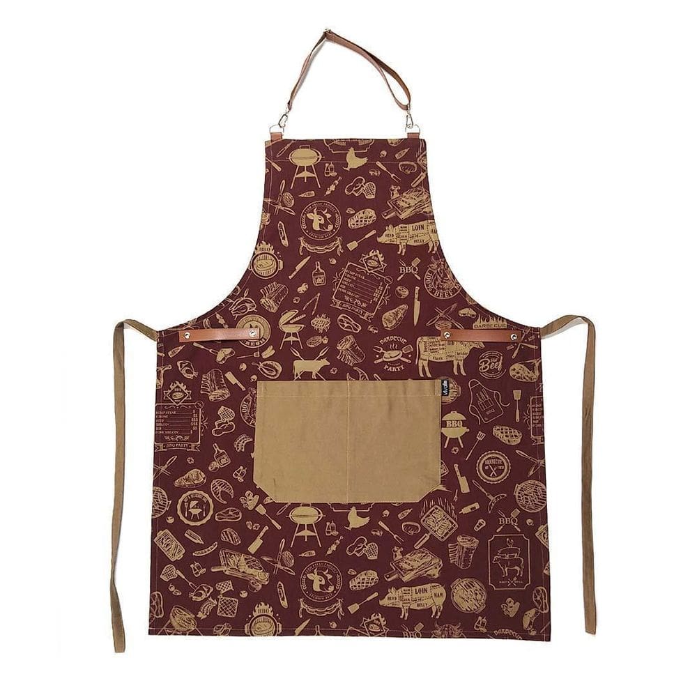 Avental Vivain Churrasqueiro Adulto Vinho