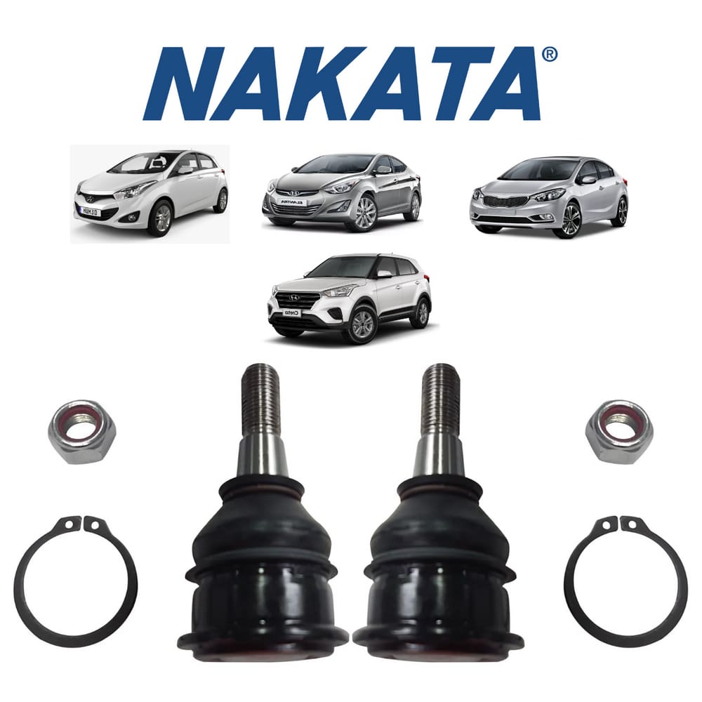 Par Pivô Suspensão Dianteiro Esq+Dir Nakata Hyundai Elantra 2013 A 2016