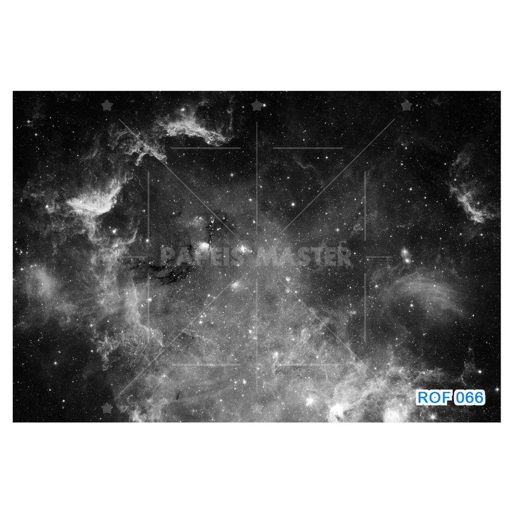 Papel De Teto Céu Espaço Estrelas Galáxias 3,5M Rof66