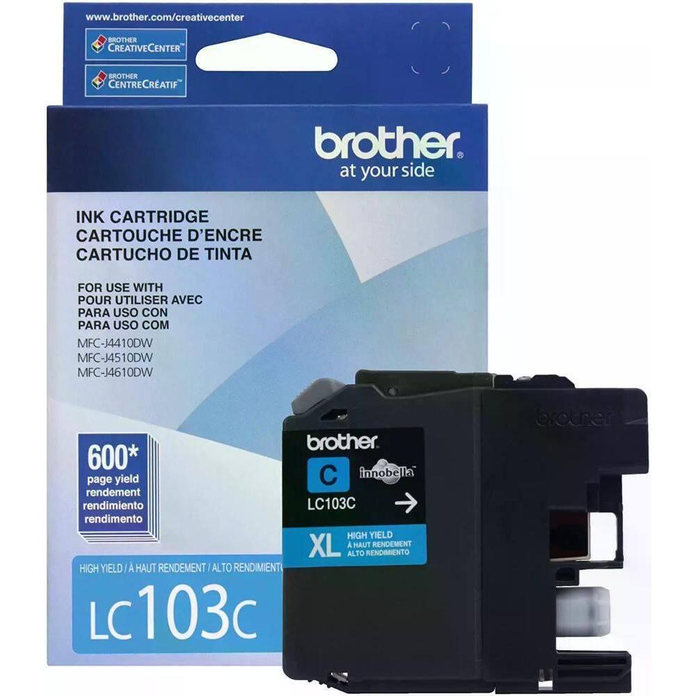 Cartucho de Tinta Brother LC 103 C Azul