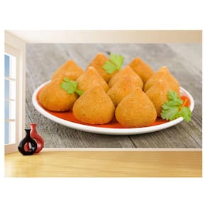 Papel De Parede 3D Alimentos Salgados Coxinha 3,5M Al493