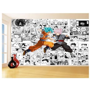 Papel De Parede Dragon Ball Goku Página Manga 3,5M Dbz671