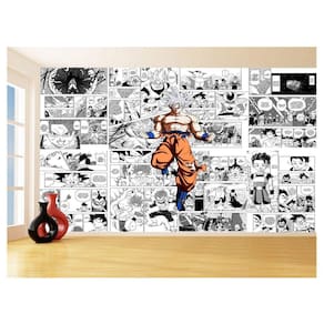 Papel De Parede Dragon Ball Goku Página Manga 3,5M Dbz638