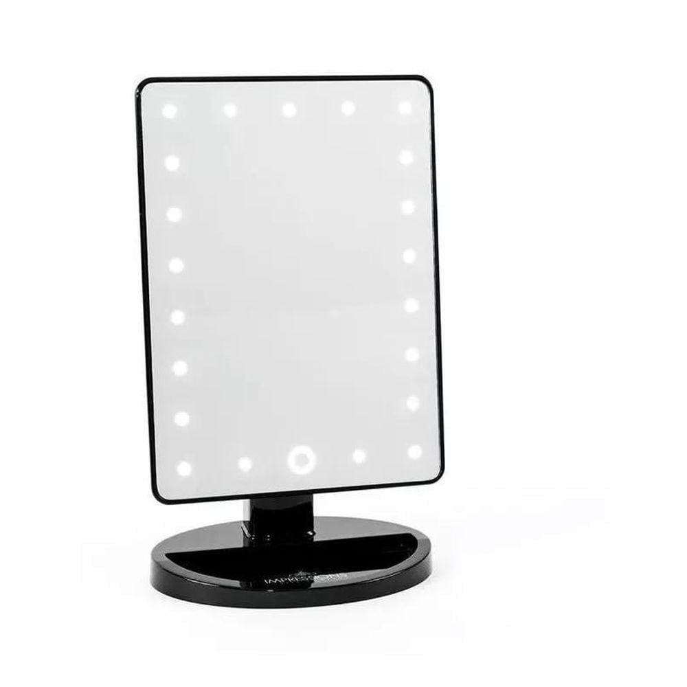 Espelho Led Maquiagem Camarim Portátil Grande Regulagem