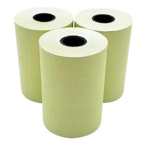 Bobina Térmica 57X10 Amarela 58Mm P/Cartão Crédito 20 Un