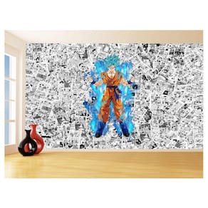 Papel De Parede Dragon Ball Goku Página Manga 3,5M Dbz552