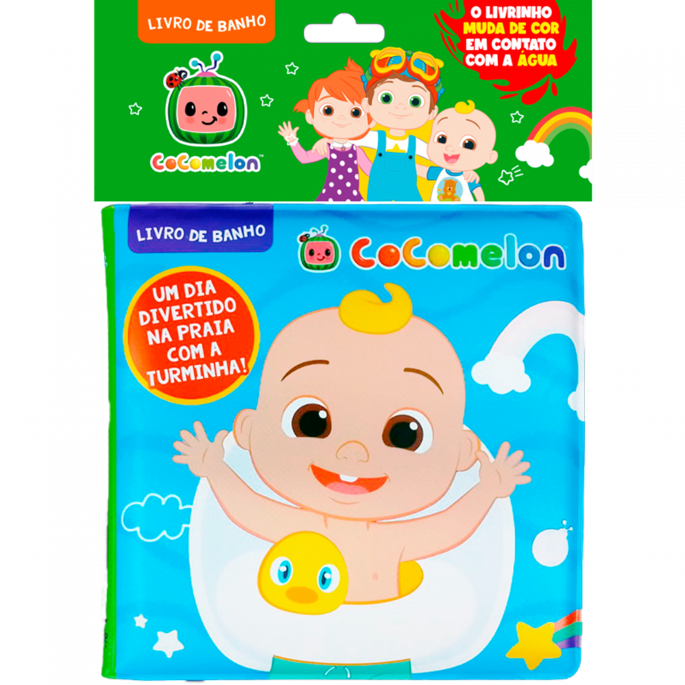 Cocomelon Livro de Banho
