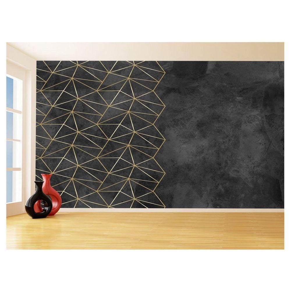 Papel De Parede 3D Concreto Queimado Risco Bege 3,5M Kkt167
