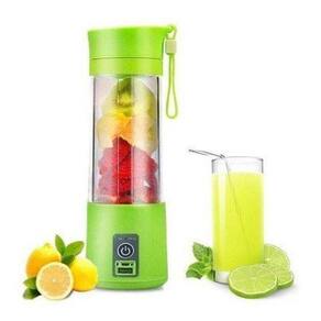 Mini Liquidificador Portátil Trabalho Recarregável Verde