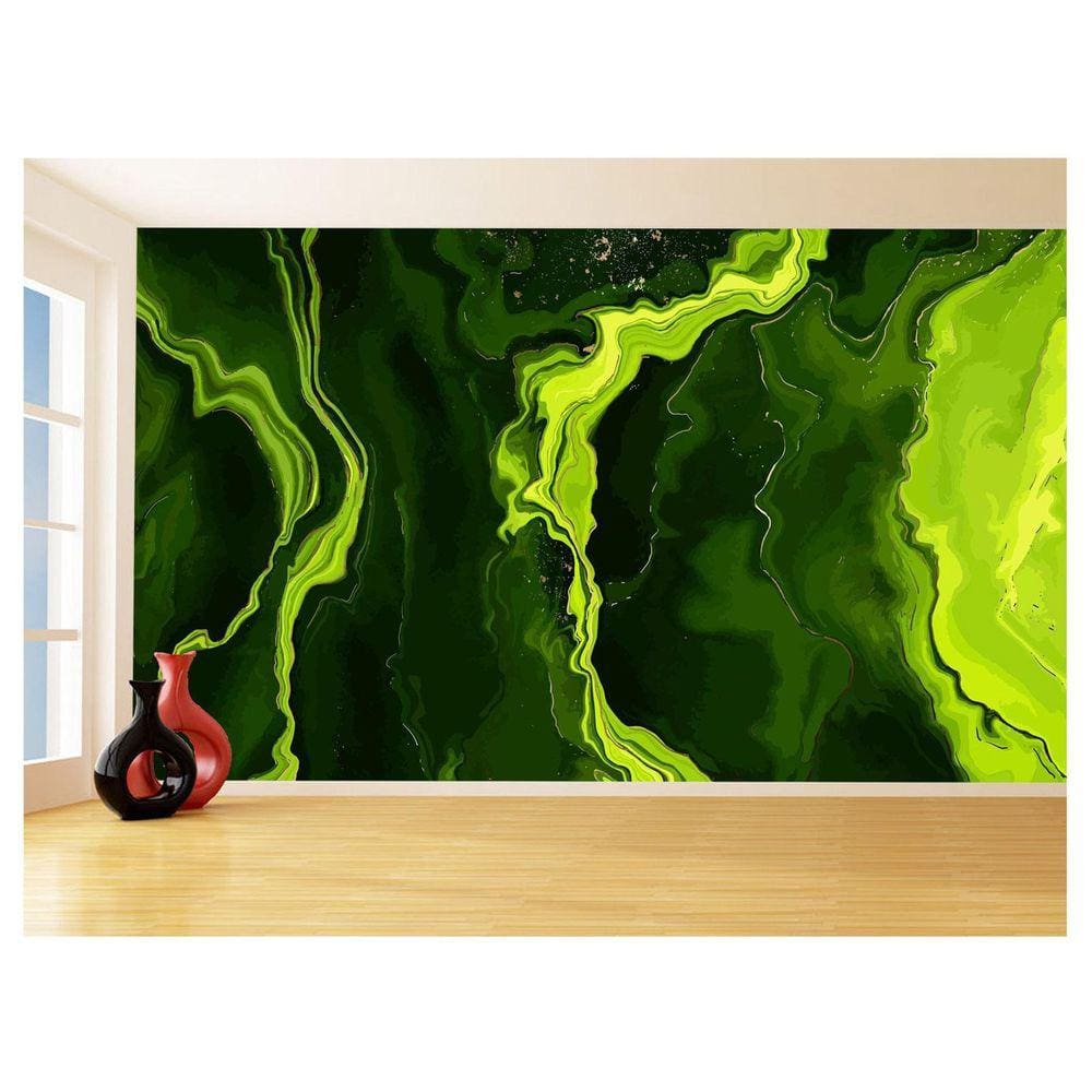 Papel De Parede 3D Estilo Marmore Tintas Cores 3,5M Mbr118