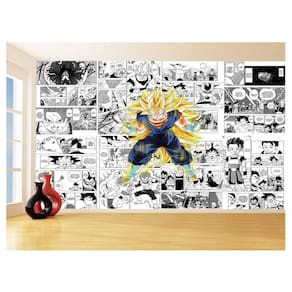 Papel De Parede Dragon Ball Goku Vegetto Anime 3,5M Dbz727