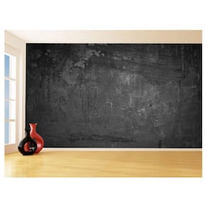 Papel De Parede 3D Concreto Queimado Liso Cinza 3,5M Kkt15