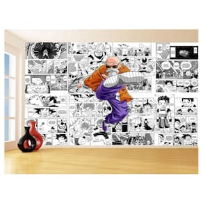 Papel De Parede Dragon Ball Mestre Kame Anime 3,5M Dbz737