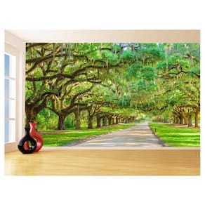 Papel De Parede 3D Estrada Caminho Paisagem 3,5M Nes122